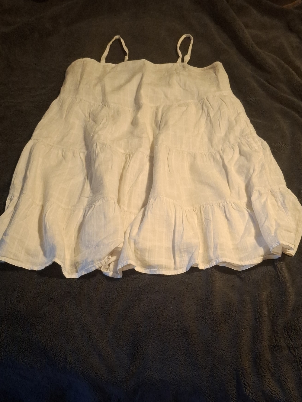 Old Navy White Tiered Summer Dress